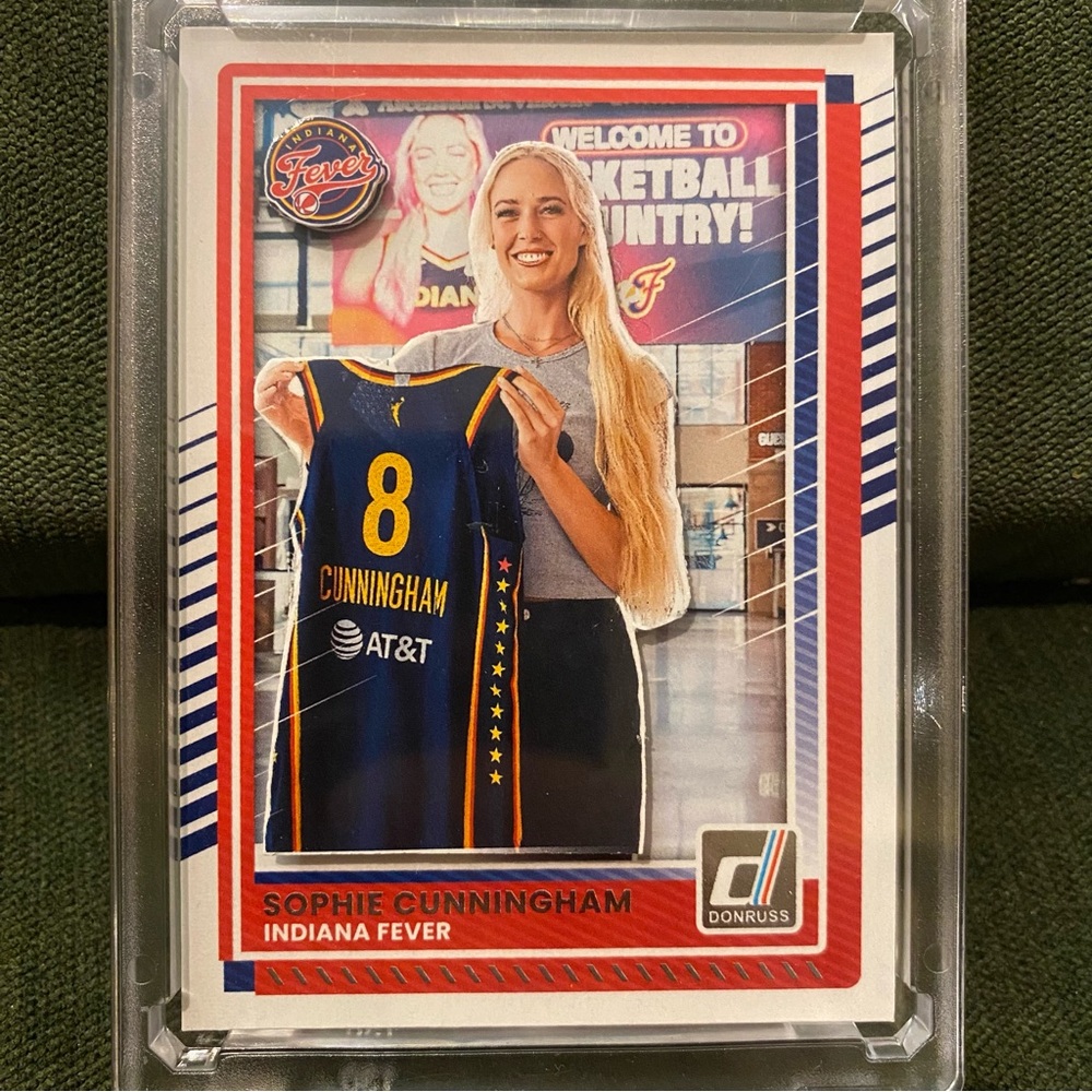Custom 3D Floater - Sophie Cunningham Donruss Indiana Fever WNBA